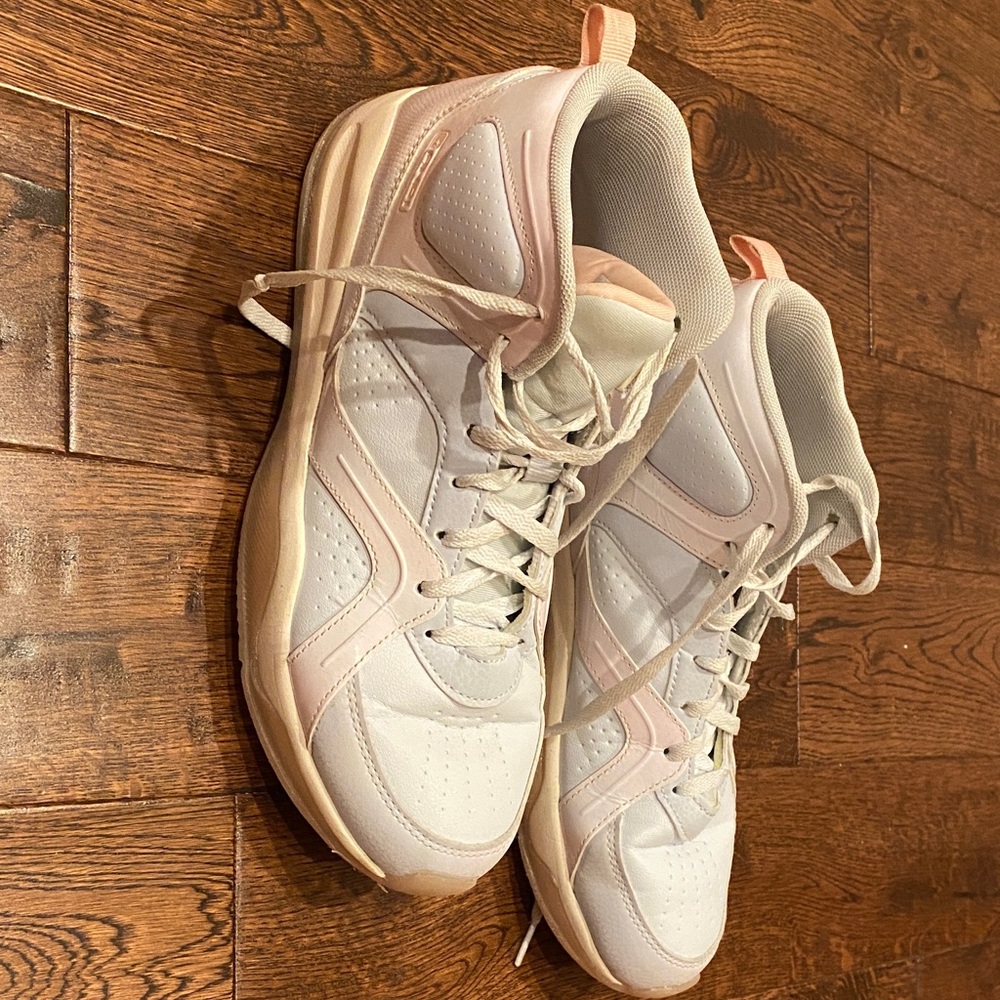 AND1 Women's White and Pink Athletic Shoes Size 11